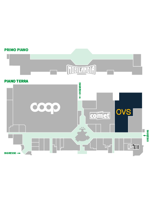 Centro Commerciale Euro Torri | OVS | dove siamo dentro al centro