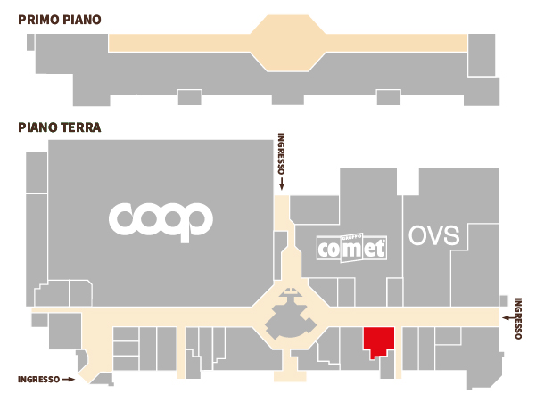 Centro Commerciale Euro Torri | J. NICHOLAS abbigliamento | dove siamo dentro al centro