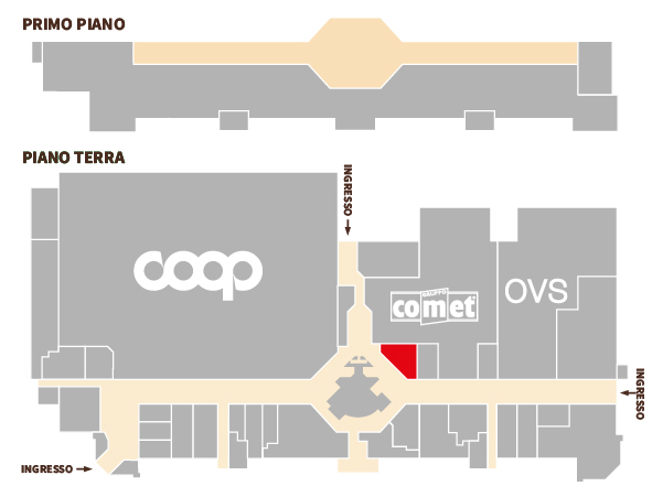 Centro Commerciale Euro Torri | OTTICA RIGHETTI | dove siamo dentro al centro