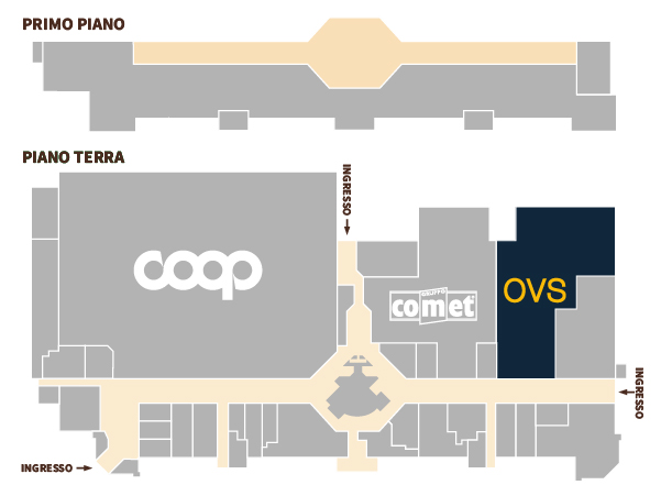 Centro Commerciale Euro Torri | OVS | dove siamo dentro al centro