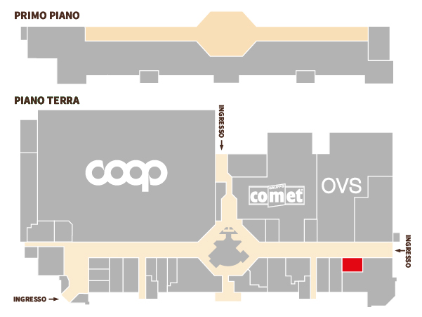Centro Commerciale Euro Torri | RITA caffè | dove siamo dentro al centro