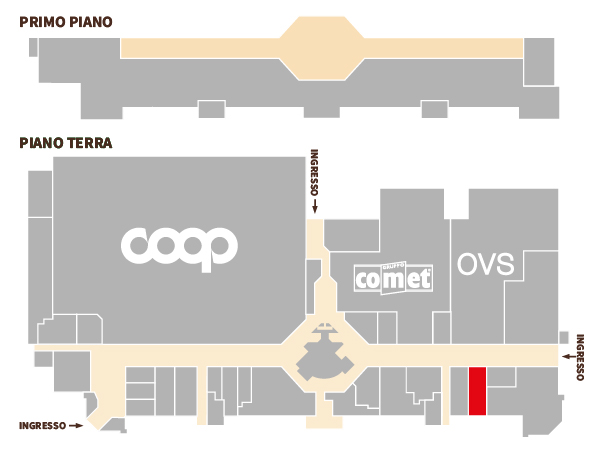 Centro Commerciale Euro Torri | VACCARI profumerie | dove siamo dentro al centro