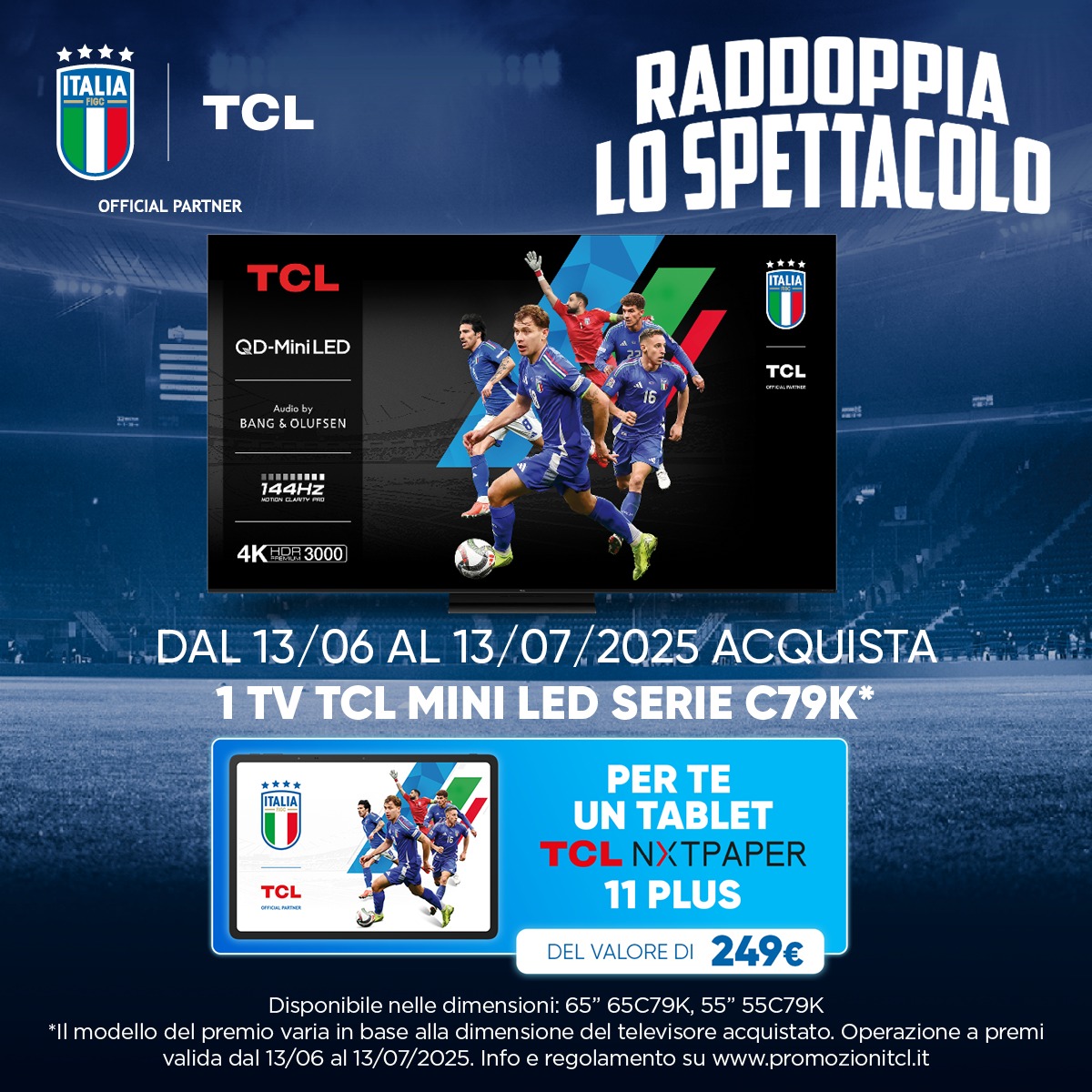 Centro Commerciale Euro Torri | Promozione: da COMET TCL Raddoppia lo Spettacolo!